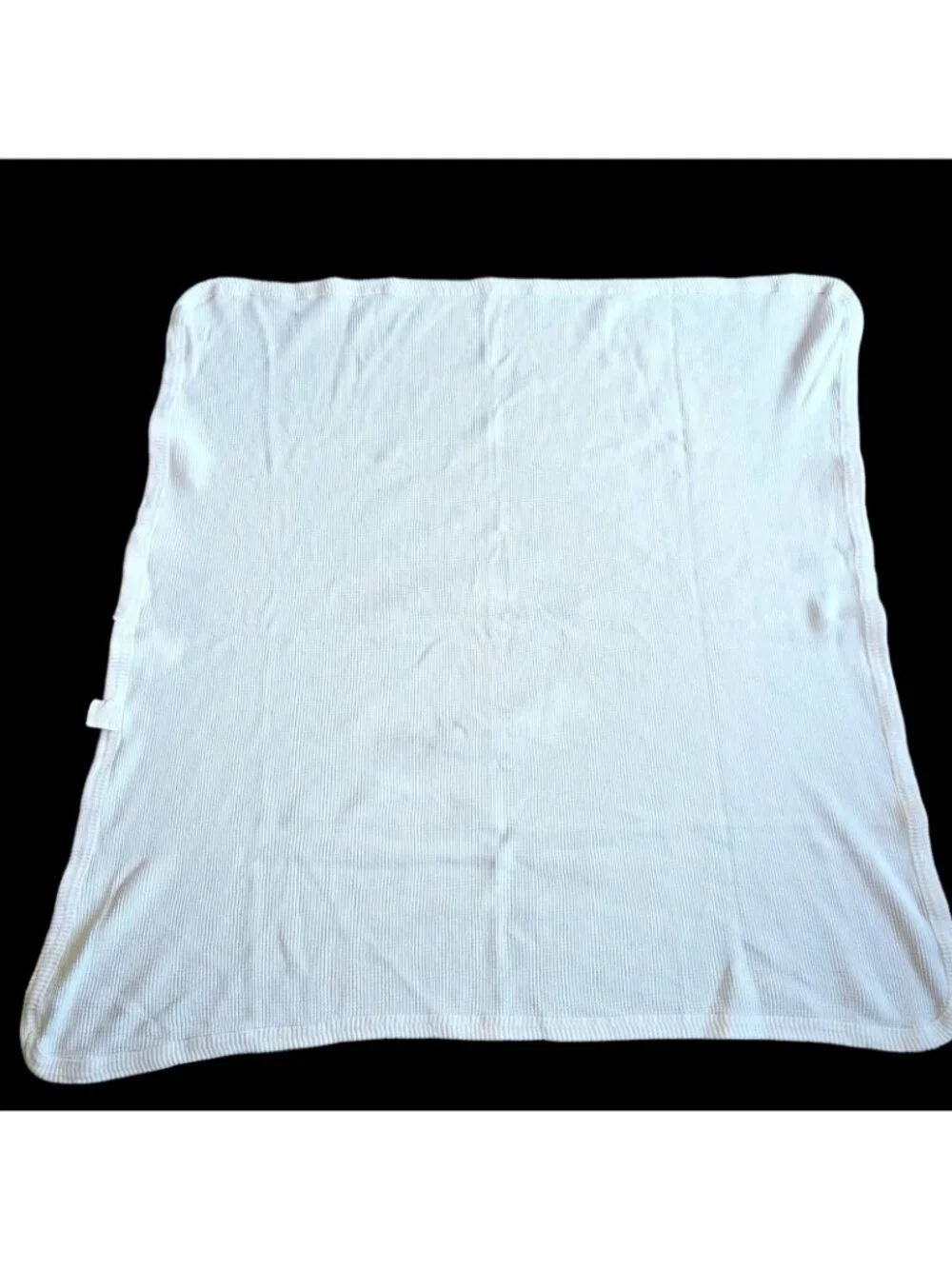 White‎ Baby Blanket Waffle Weave Thermal Classic Cotton Unisex